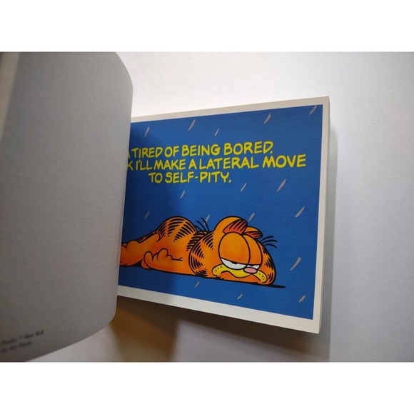 Garfield Words To Live By Postcard Book 30 Different Jim Davis Comic Cat 1990 - Picture 8 of 10